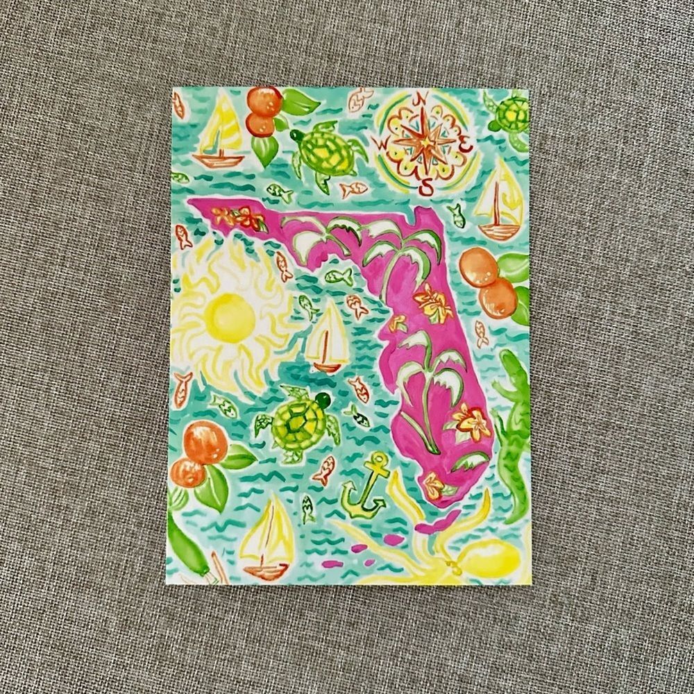 Vibrant Pink Florida-Inspired Home Art Print